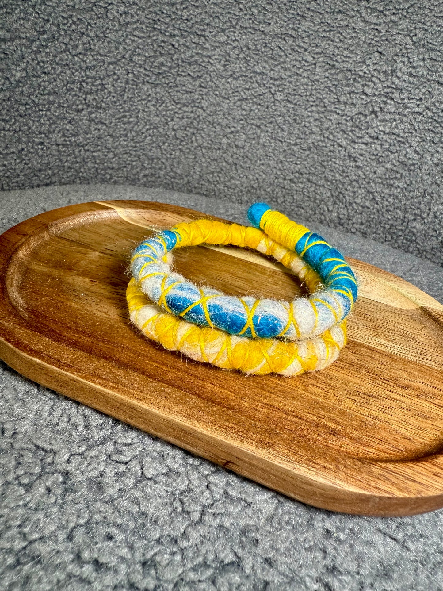 Dreadlock Spiral Tie - Sunny Skies