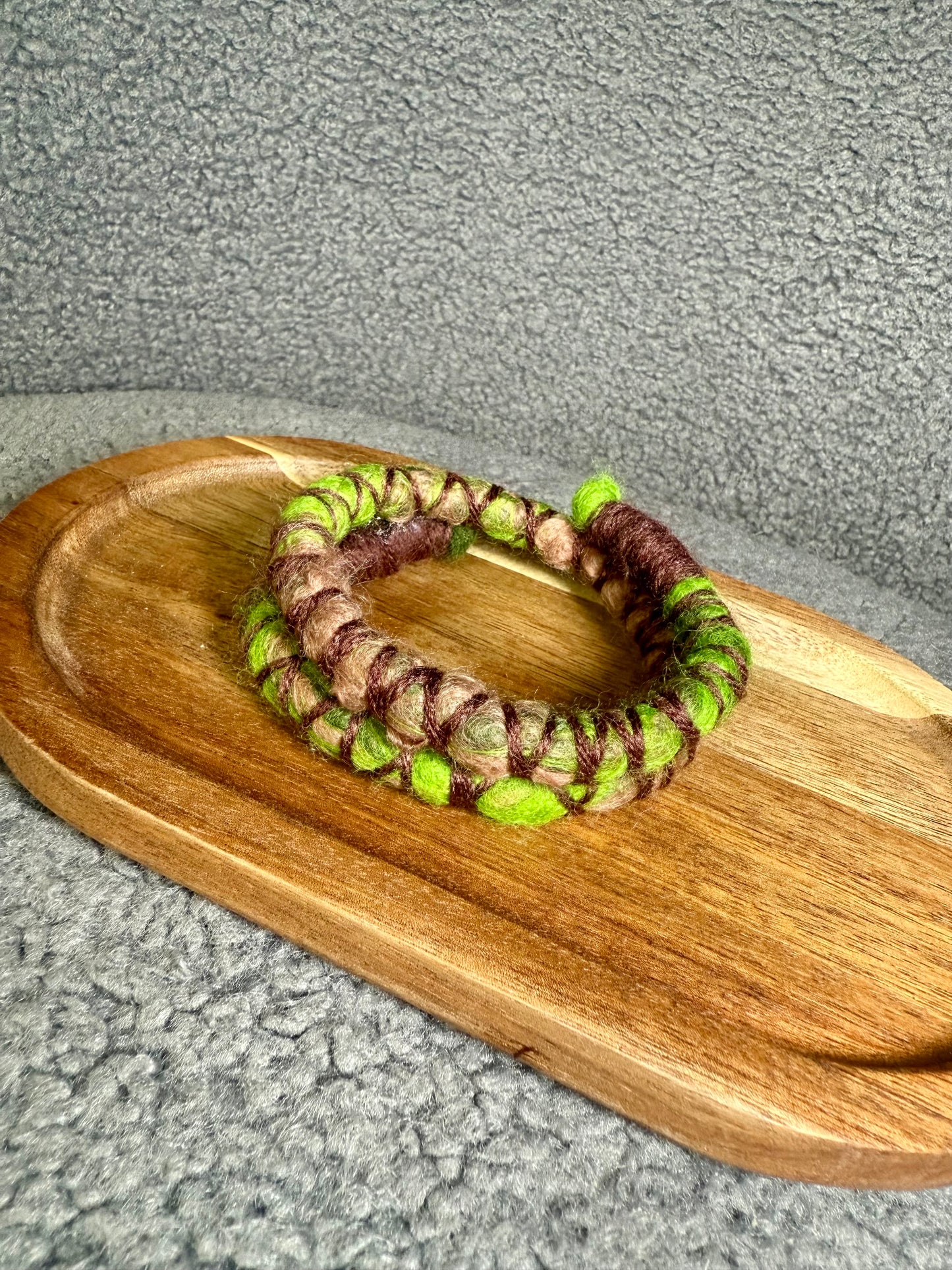 Dreadlock Spiral Tie - Moss