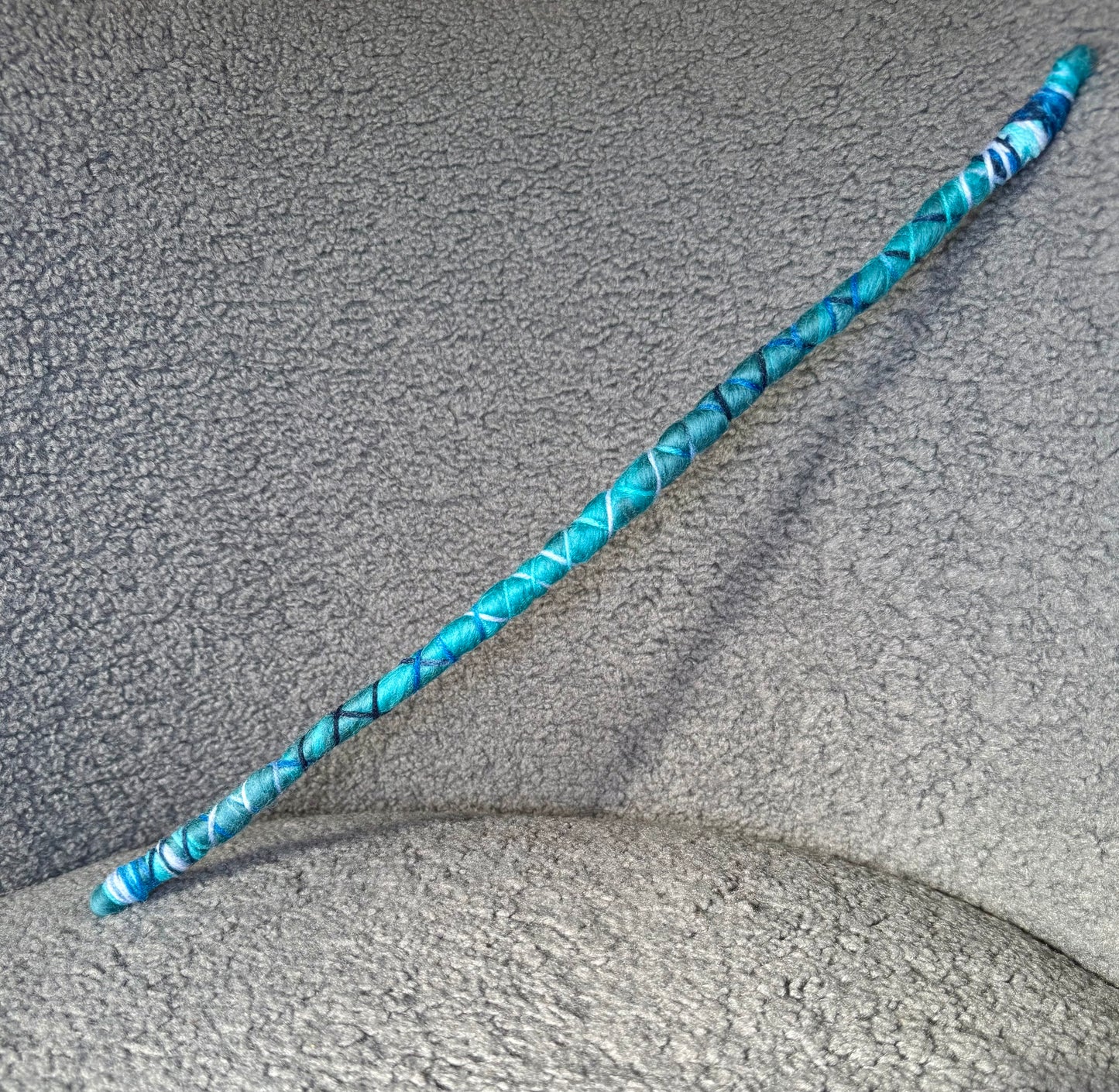 Dreadlock Spiral Tie - Ocean Blues