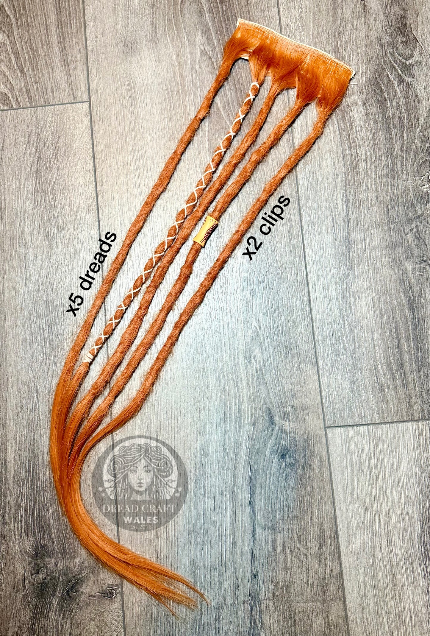 Clip in Dreadlocks - Auburn