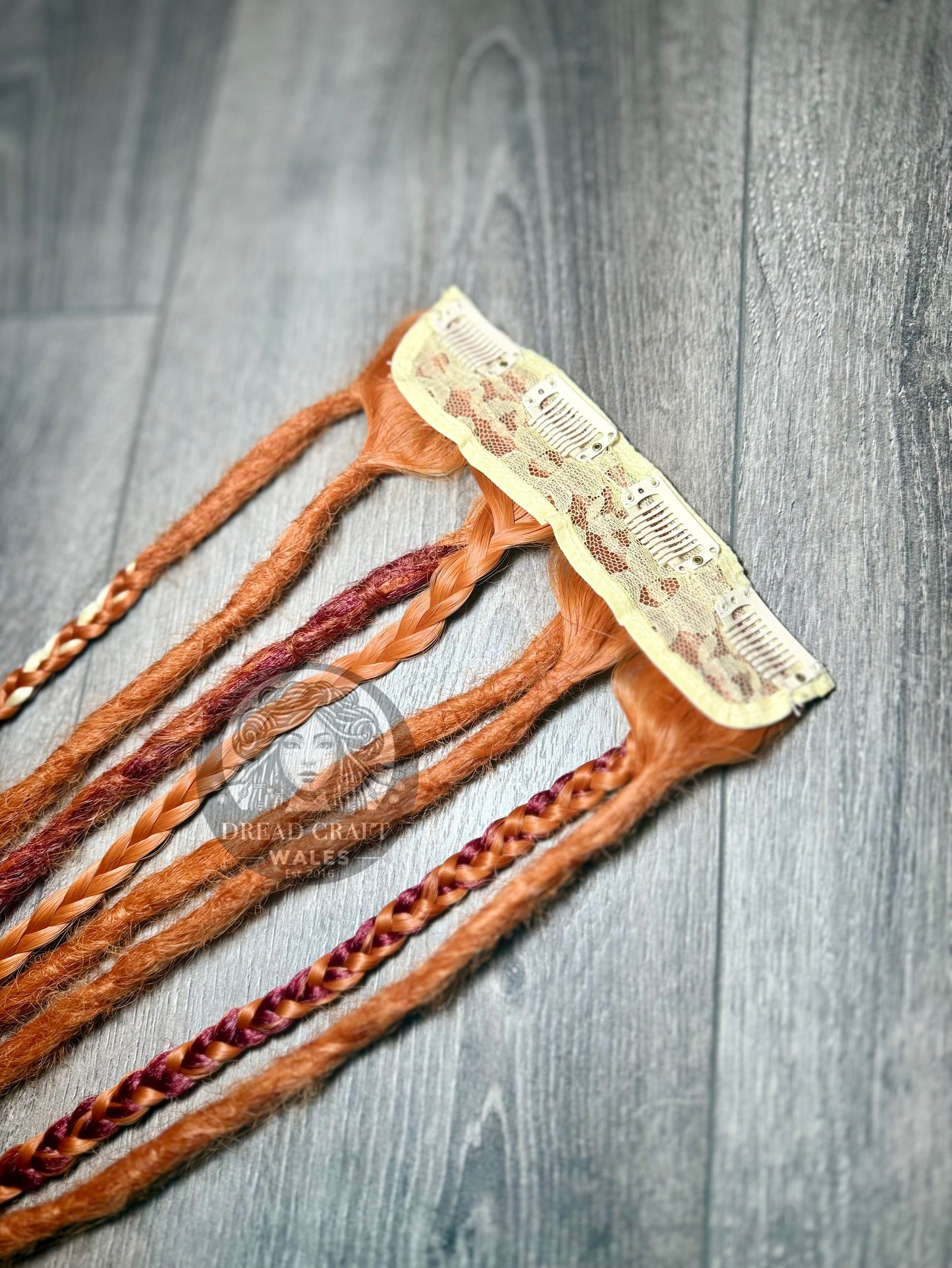 Clip in Dreadlocks - Auburn