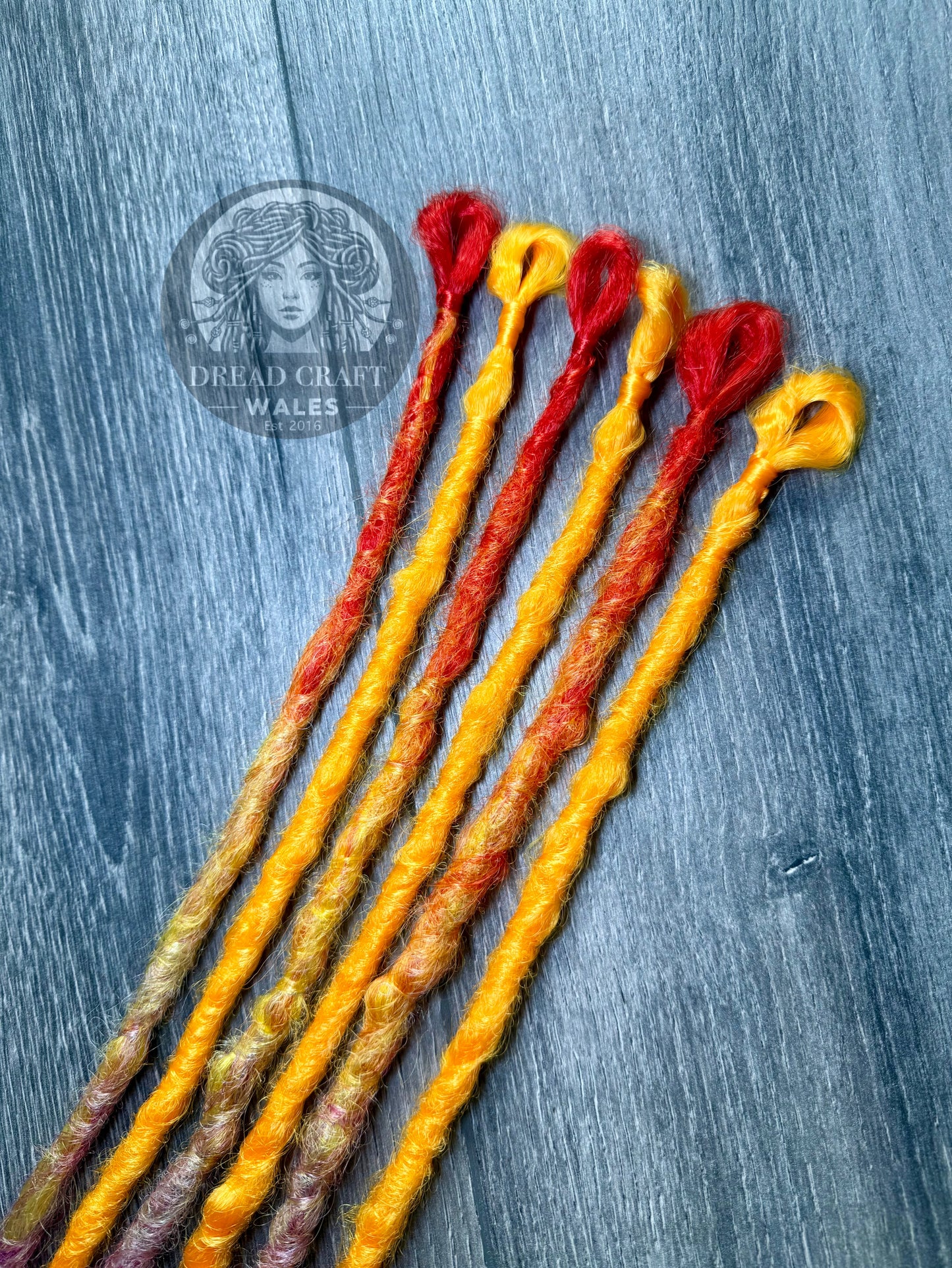Rainbow SE Dreadlock Extensions - 6 Pack