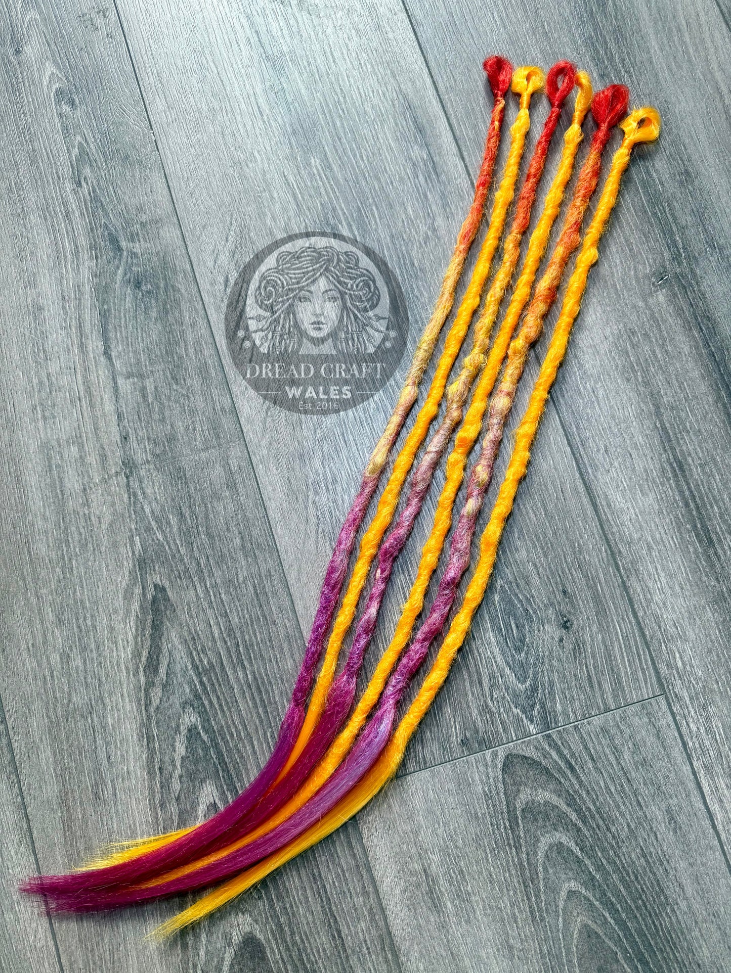 Rainbow SE Dreadlock Extensions - 6 Pack