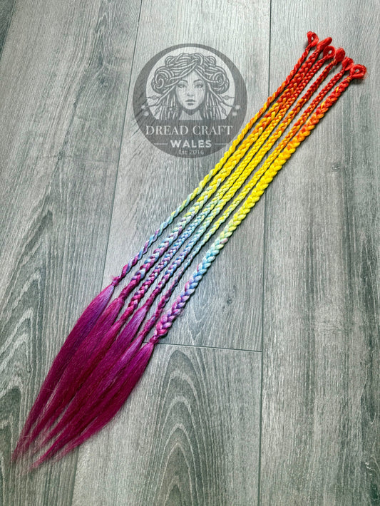 Rainbow SE Braids Accent Set 🌈 - 6 Pack