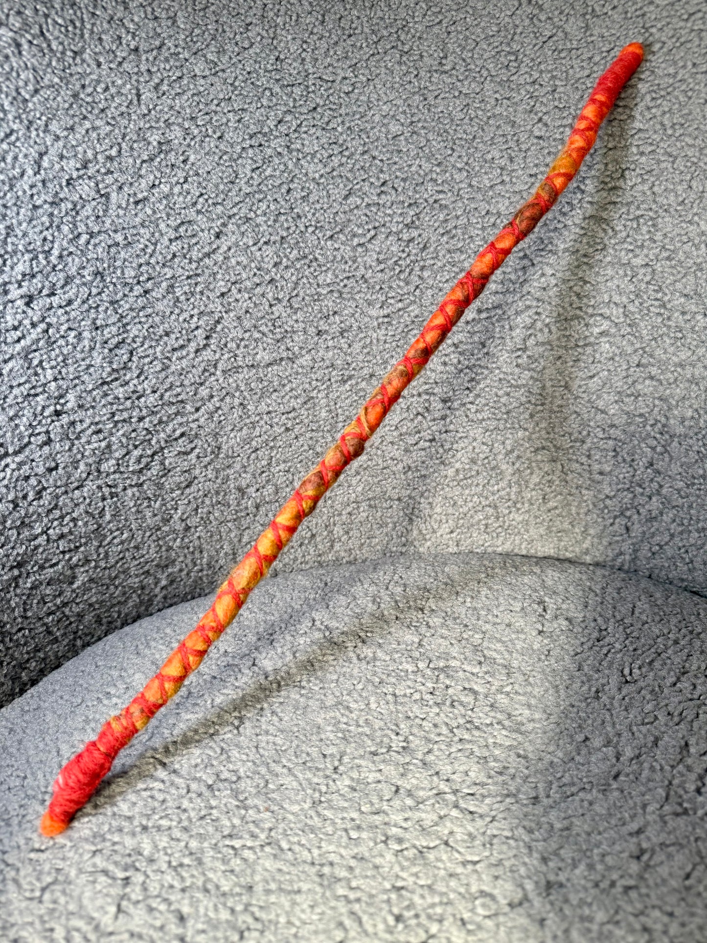 Dreadlock Spiral Tie - Rust