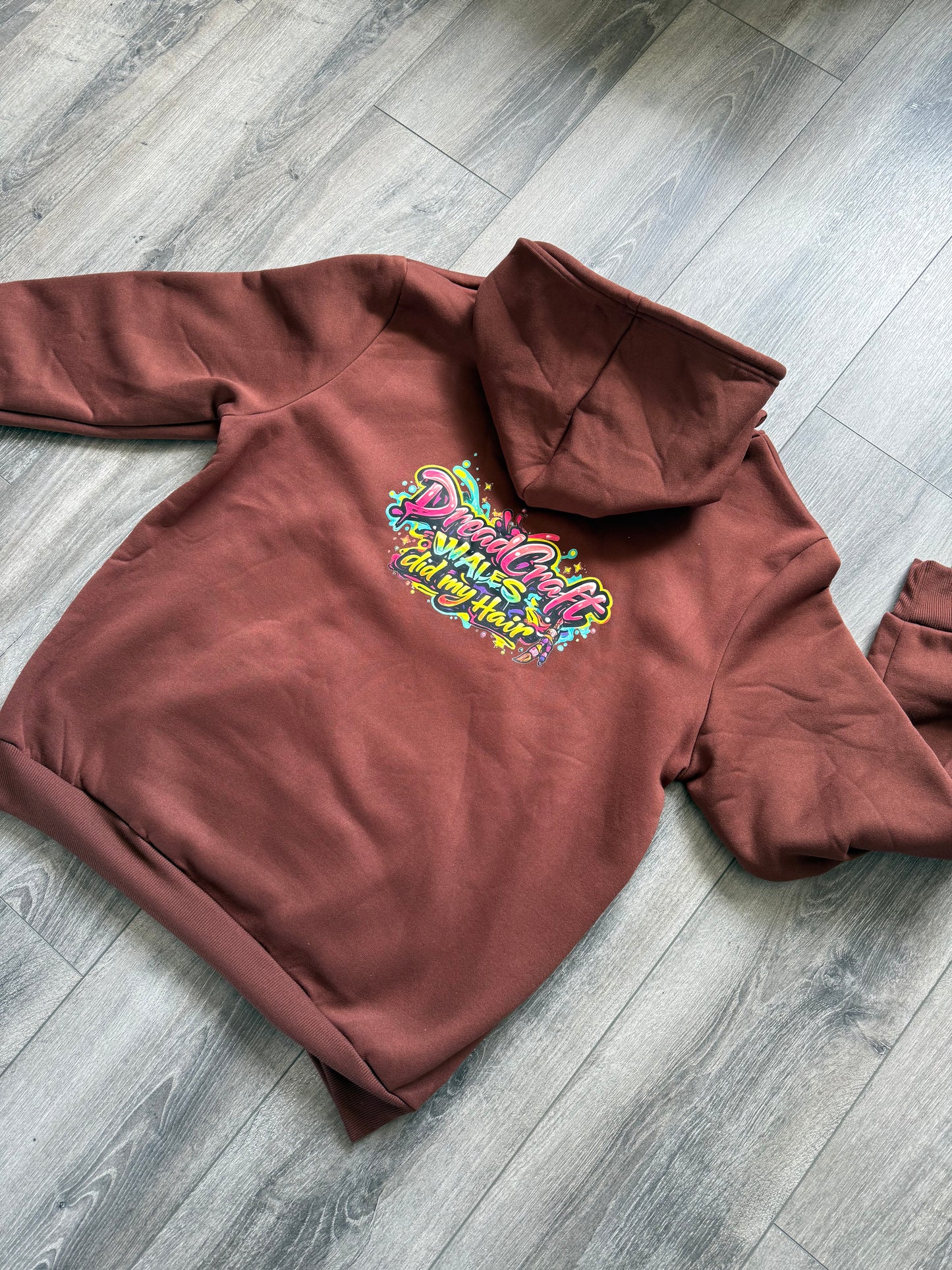 IN STOCK - Brown - Size L - Graffiti Hoody