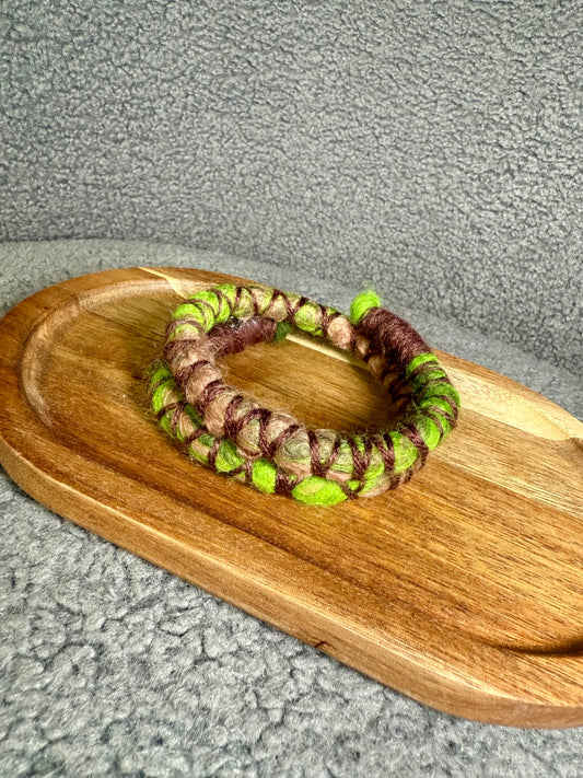 Dreadlock Spiral Tie - Moss