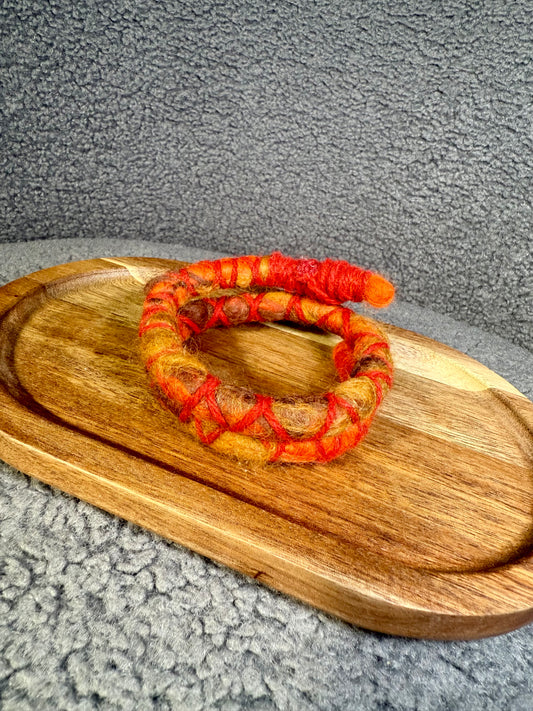 Dreadlock Spiral Tie - Rust