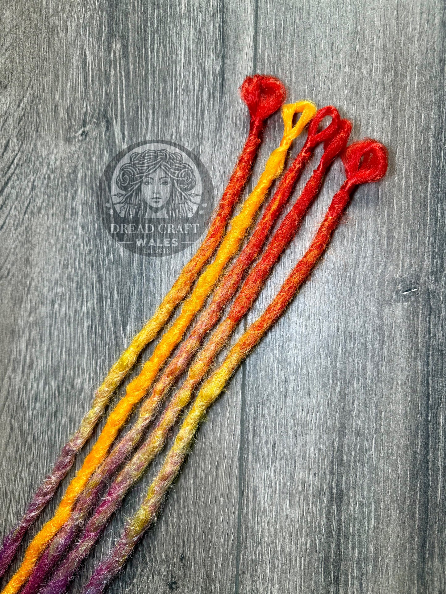 Rainbow SE Dreadlock Extensions - 5 Pack