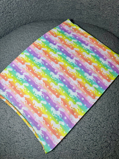 🦄 Unicorn Rainbow 🌈 Headwrap/ snood/ Headband