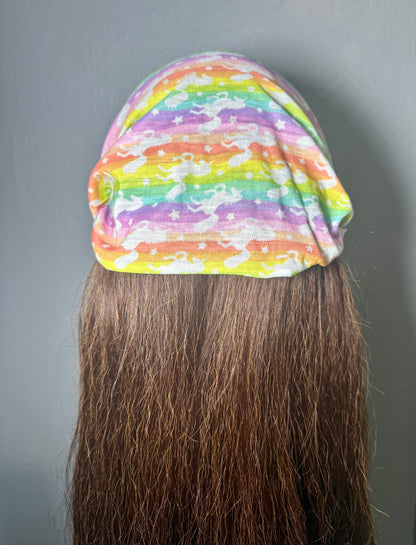 🦄 Unicorn Rainbow 🌈 Headwrap/ snood/ Headband