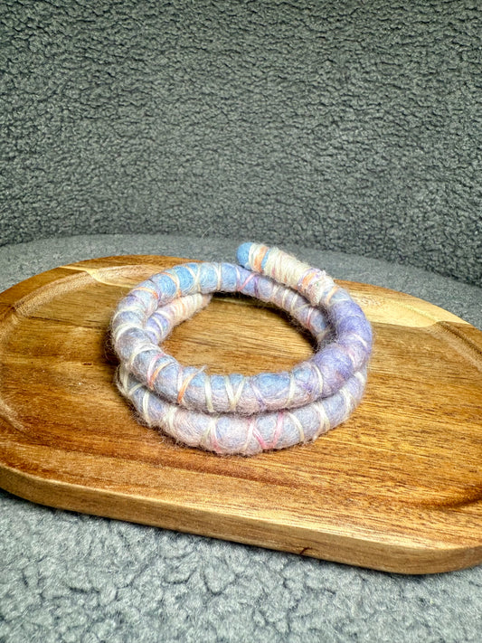 Dreadlock Spiral Tie - Pretty in Pastels