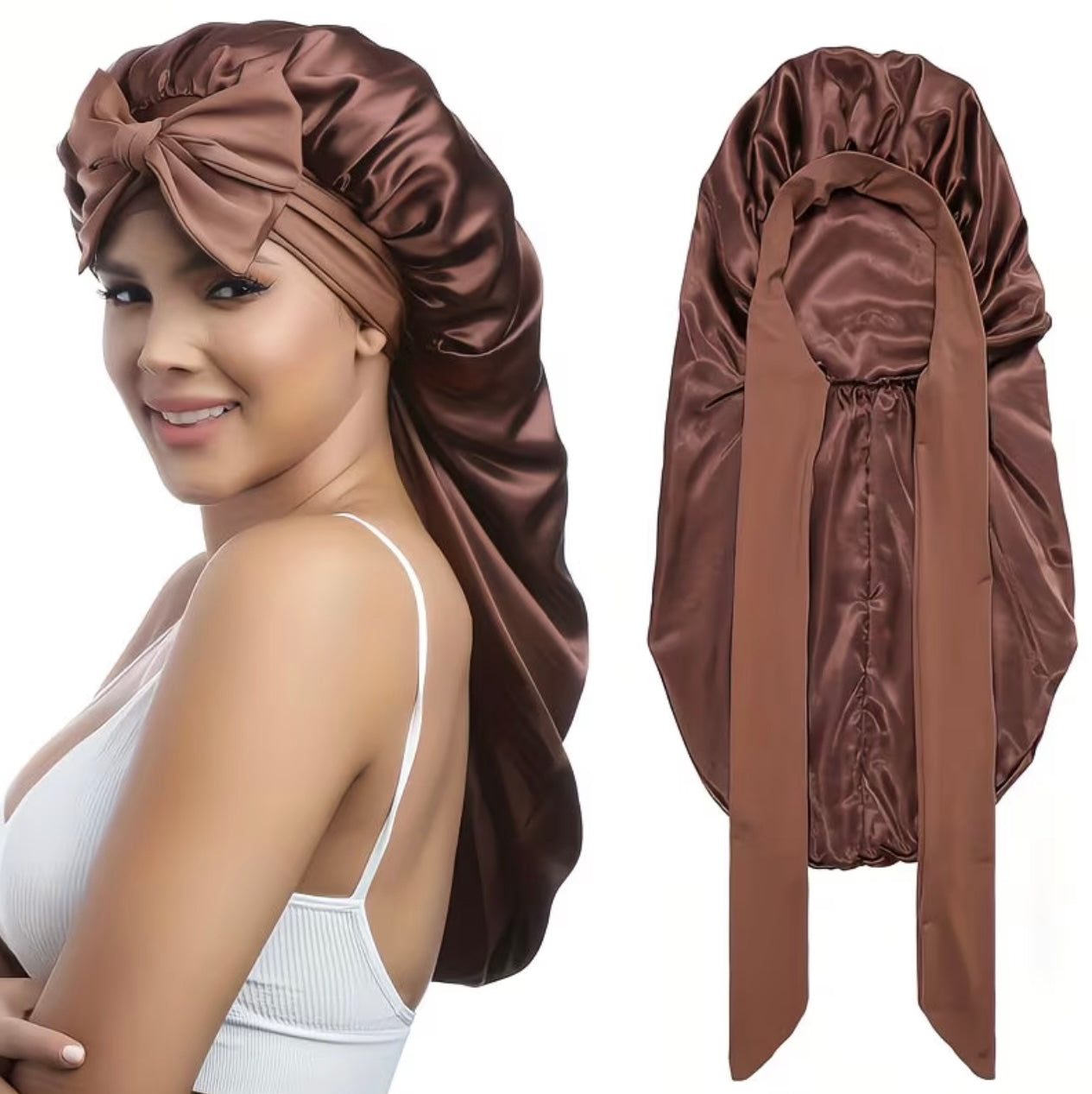 Satin Sleep Bonnet - Choose option